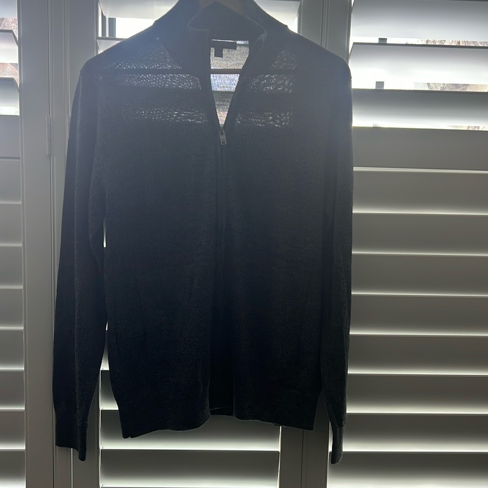 Banana Republic zip up mens sweater